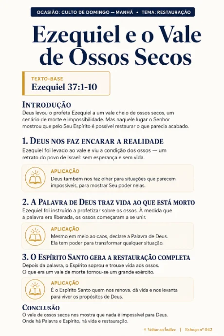 Esboço — Deus vê, ouve e age (Agar)