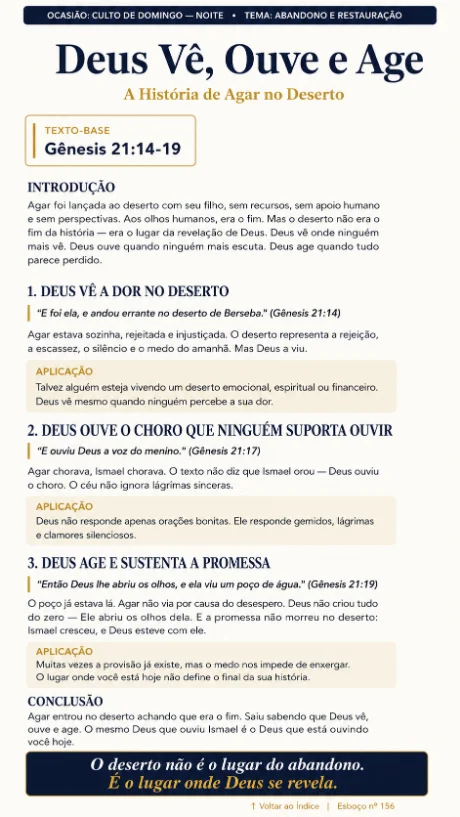Esboço — Ezequiel e o vale de ossos secos