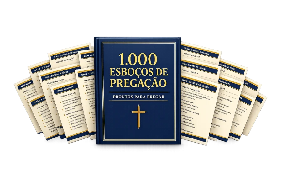 Livro 1.000 Esboços de Pregação com esboços